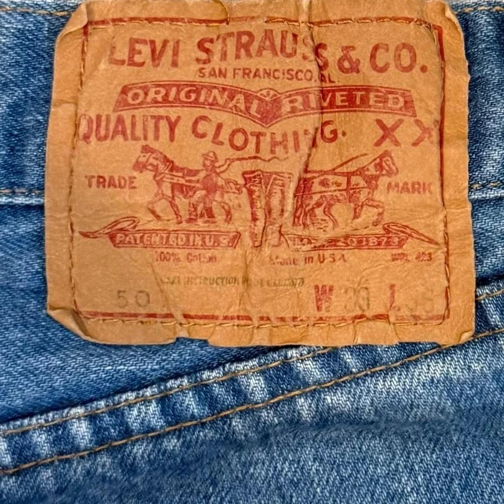 Vintage 1981 Levis Redline Selvedge Blue Jeans Adult 30x31.5 Made In USA Denim